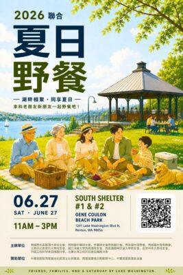 「2026聯合夏日野餐」活動誠邀社區民衆共度美好時光